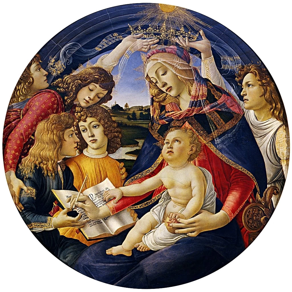 Sandro Botticelli - Magnificat - Uffizi Firenze
